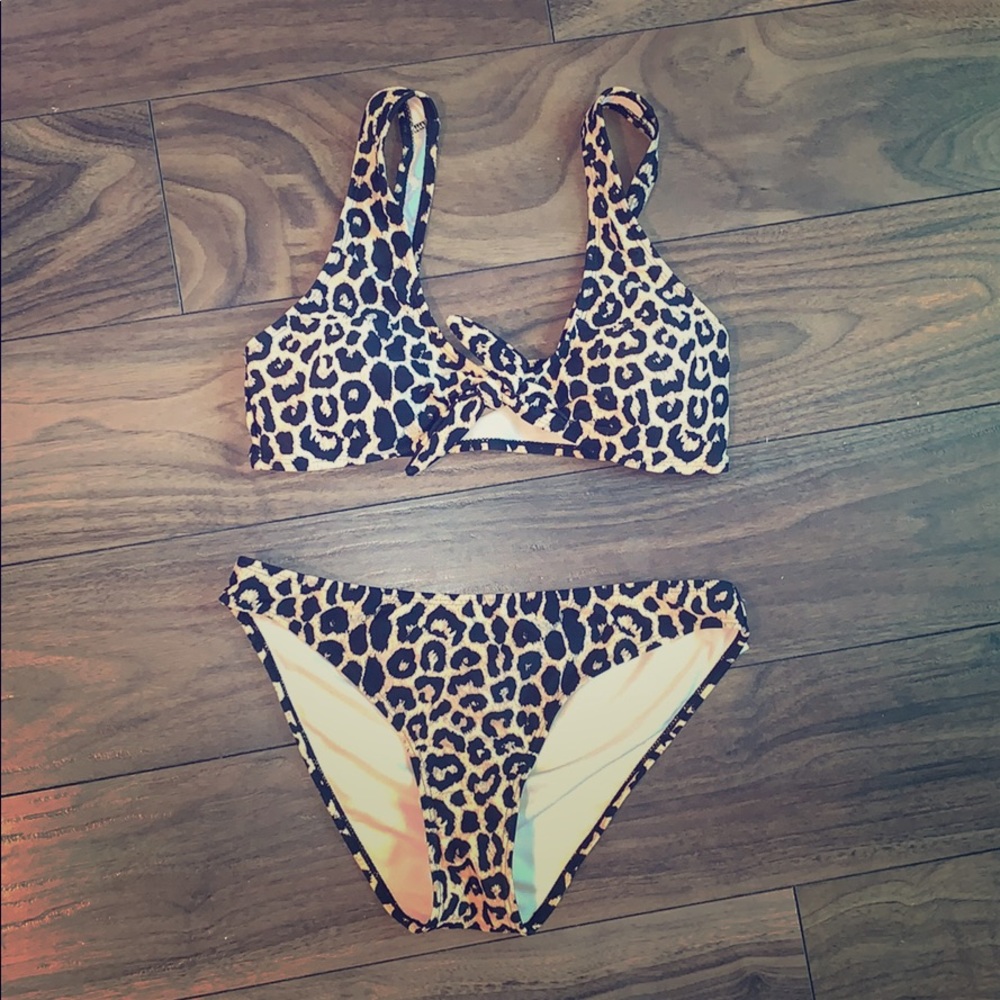 Cheetah print bikini